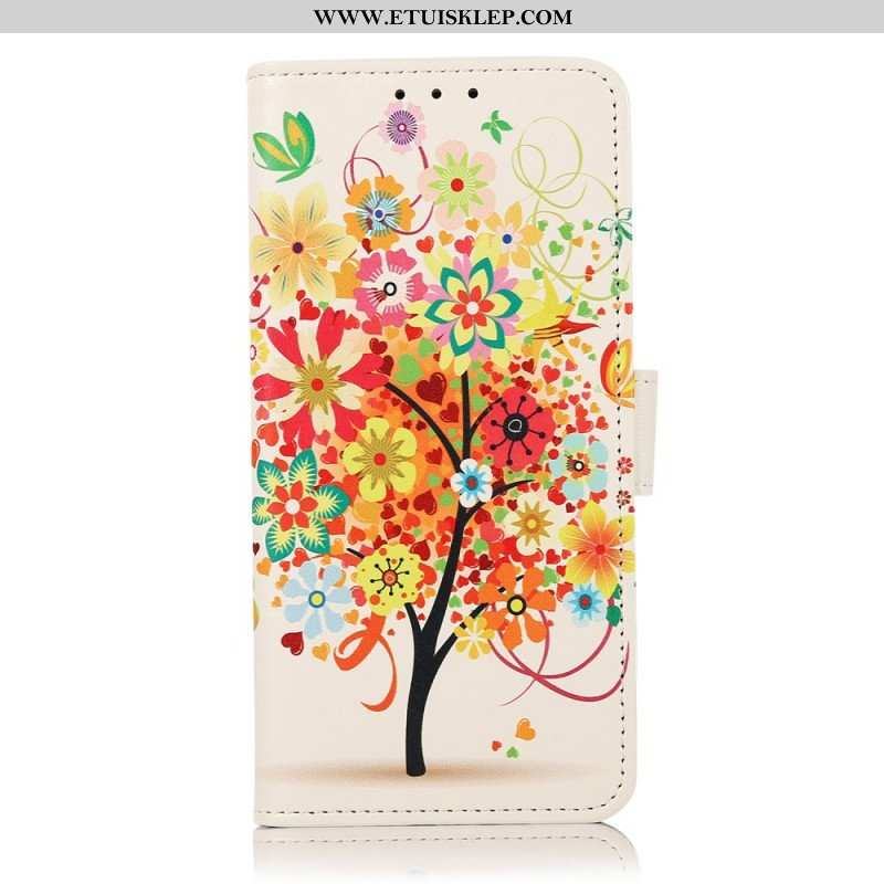 Etui Folio do Honor 50 Lite Kwitnące Drzewo